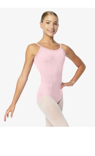 So Danca SL02 Patricia Adult Camisole Leotard With Princess Seams Light Pink